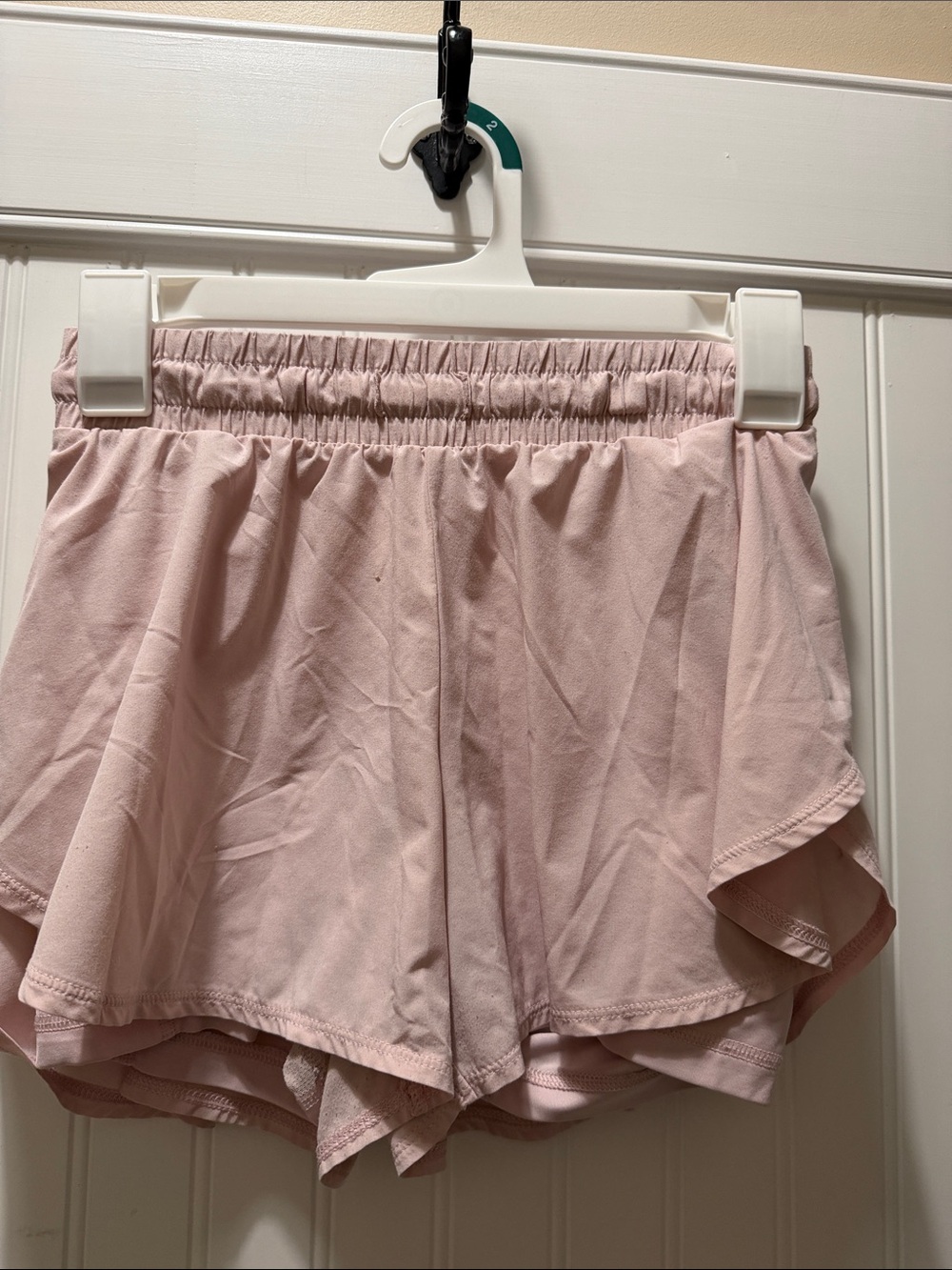 all in motion Light Pink Girls' Layered Athletic Shorts
